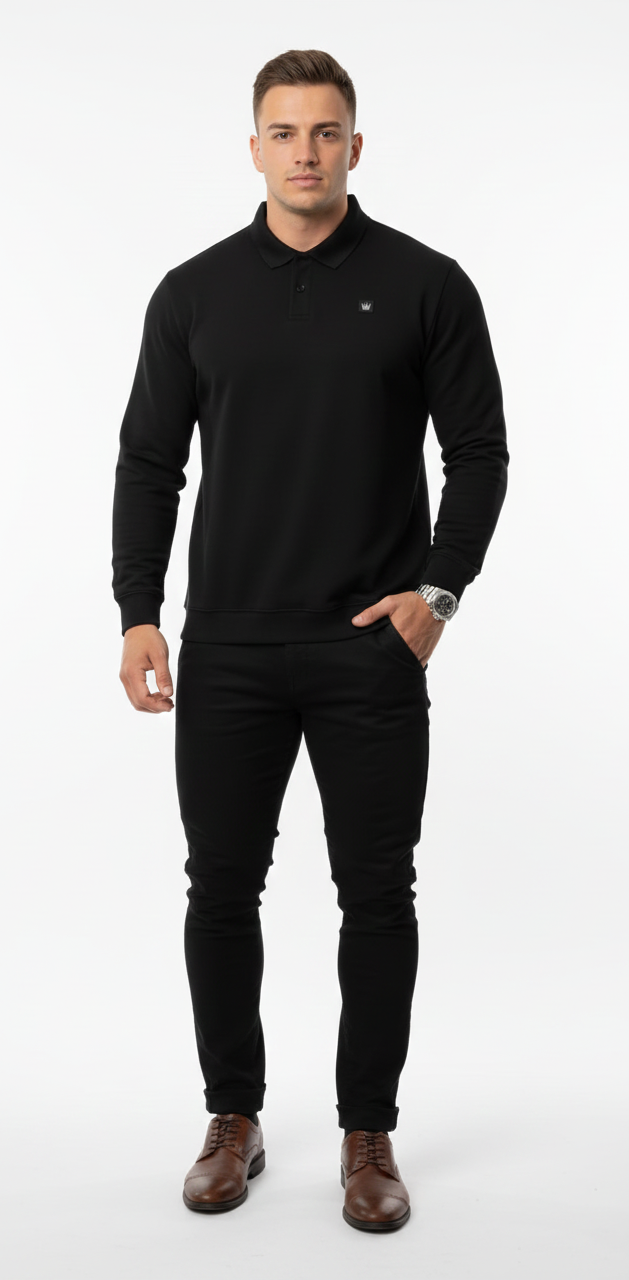 Five Kings Black winter Polo
