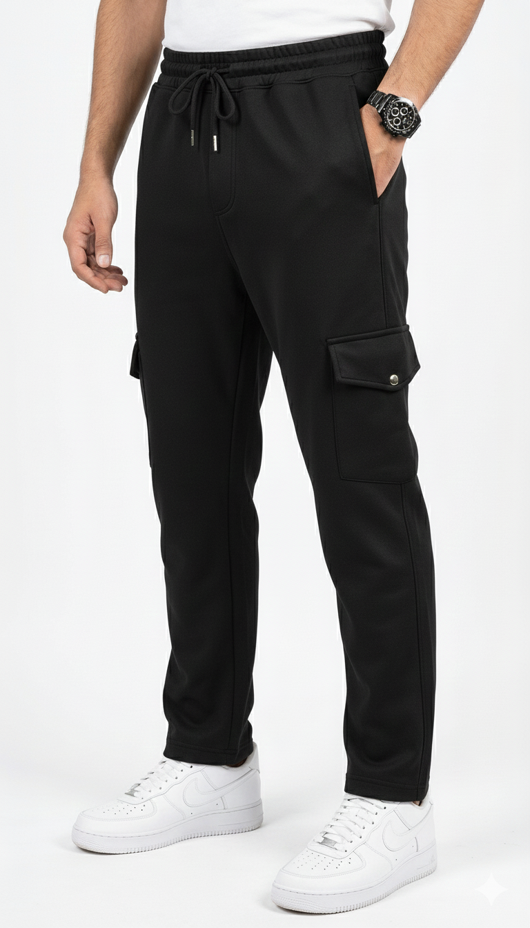 Five Kings Black six pocket trousers