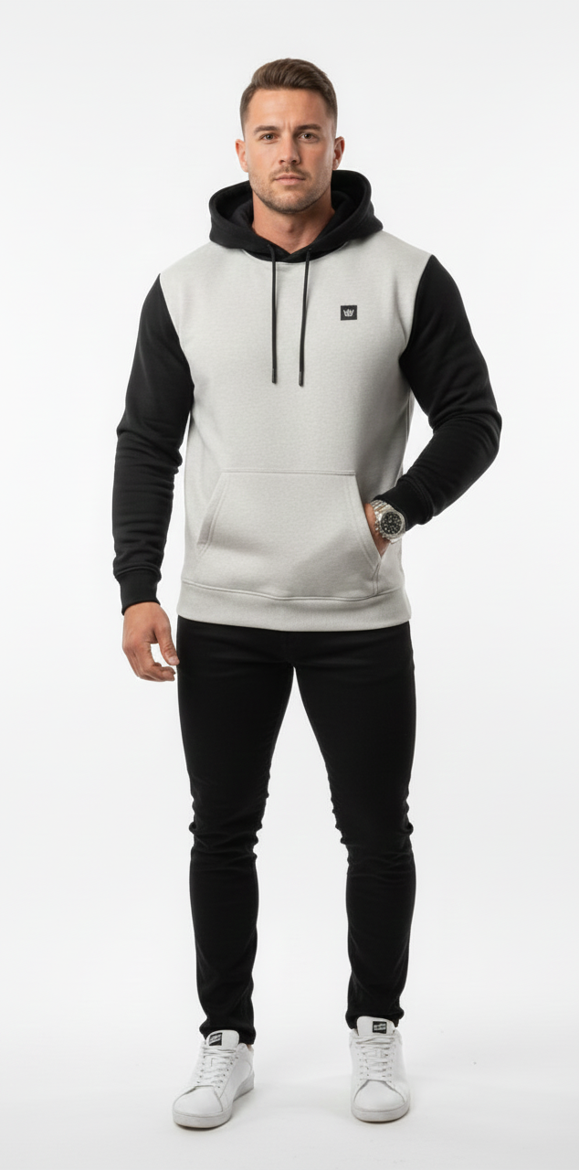 Five Kings black and gray hoodie