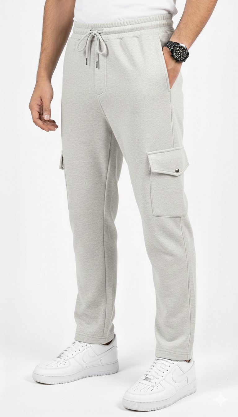 Five Kings heather gray six pocket trousers