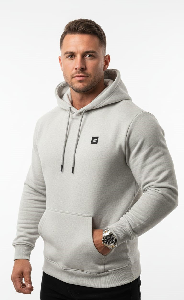 Five Kings Heather gray hoodie