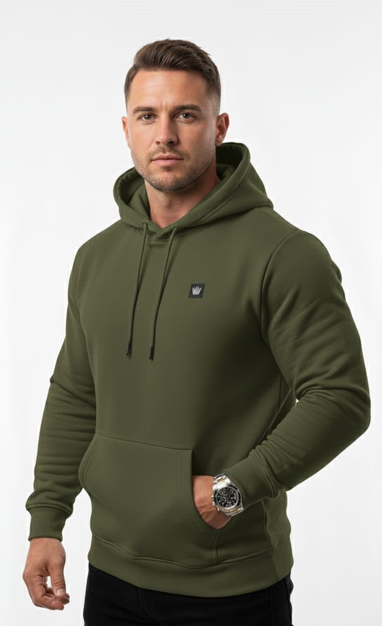 Five Kings Olive green hoodie