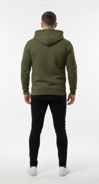 Five Kings Olive green zipper hoodie