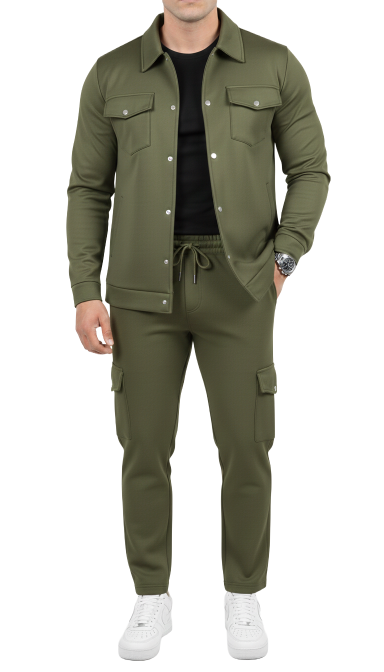 The Olive Monarch suit