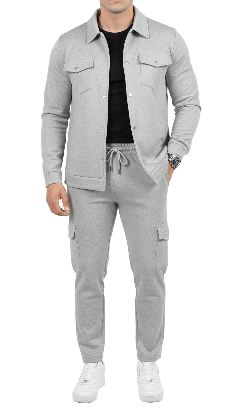 The Heather gray Monarch suit