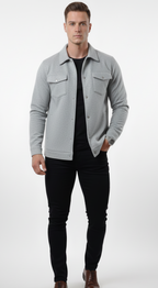 Five Kings Heather gray shacket